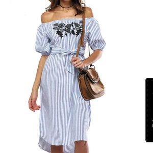 Off shoulder summer dress